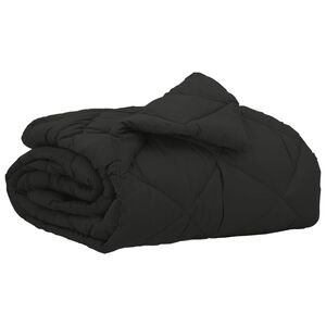 vidaXL Sumars&aelig;ng Svart 200 x 135 cm M&iacute;kr&oacute;f&iacute;ber