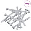 vidaXL Skr&uacute;fa 1000 pcs Silfur M6 x 100 mm St&aacute;l