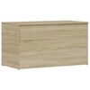 vidaXL Geymslukista Sonoma Eikarlitur 84x42x46 cm Samsettur vi&eth;ur