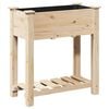 vidaXL Gar&eth;pl&ouml;ntukassi me&eth; hillu Drapplita&eth;ur 71 x 37 x 76,5 cm