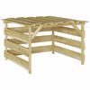 vidaXL Grasrakvaffur geymsla Br&uacute;nn 84 x 80 x 56 cm D&yacute;rm&aelig;t furutr&eacute;