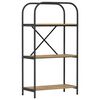 vidaXL Hilla Artisan Eik 60 x 30 x 109 cm Samsettur vi&eth;ur