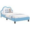 vidaXL Ramsv&iacute;k me&eth; h&ouml;fu&eth;gafl Bl&aacute;r 90 x 200 cm PU