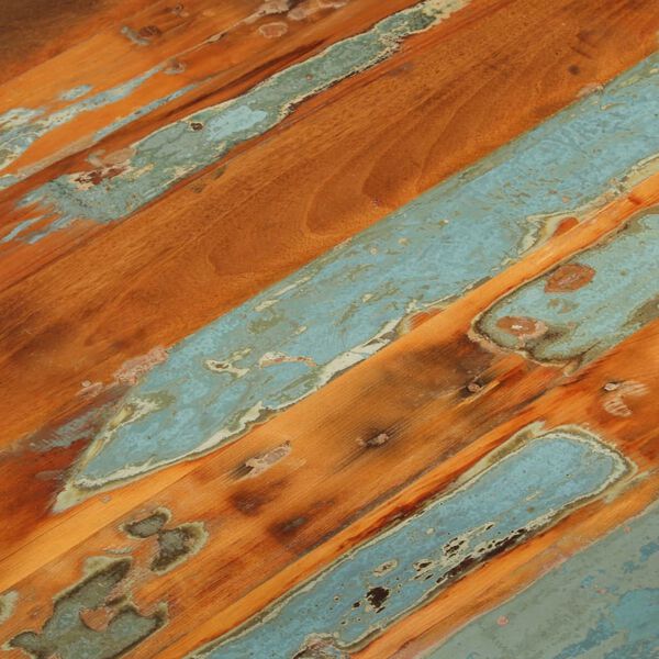 vidaXL Sófaborð 68x68x35 cm Grófur Endurnýttur Viður