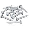 vidaXL Tr&eacute;stunga 8182 pcs Silfur M4 x 28 mm J&aacute;rn