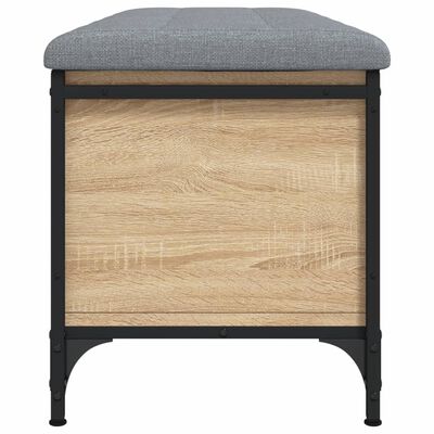 vidaXL Geymslubekkur Sonoma Eikarlitur 102x42x45 cm Samsettur Viður