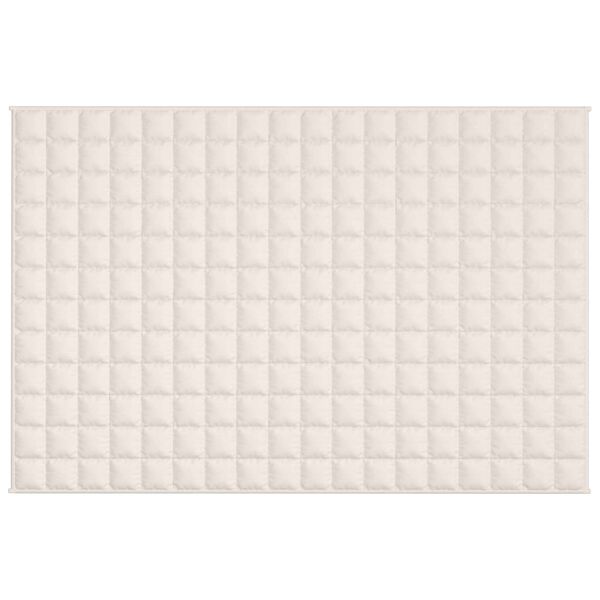 vidaXL &THORN;yngdarteppi Rj&oacute;mahv&iacute;tt 122x183 cm 9 kg Efni