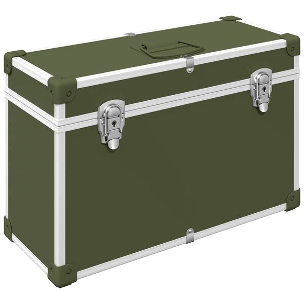 vidaXL Sk&aacute;pa handfang 2 pcs Ol&iacute;fugr&aelig;nn 85 x 45 mm metal