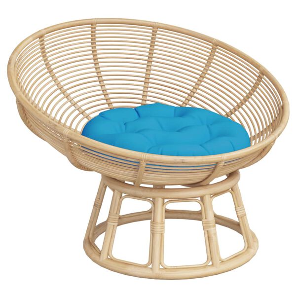 vidaXL Kringl&oacute;tt Sessa Lj&oacute;sbl&aacute;r &Oslash; 60 x11 cm Oxfordefni