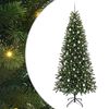 vidaXL Gervi j&oacute;latr&eacute; me&eth; 300 LED me&eth; standi Gr&aelig;nn 240 cm PE og PVC