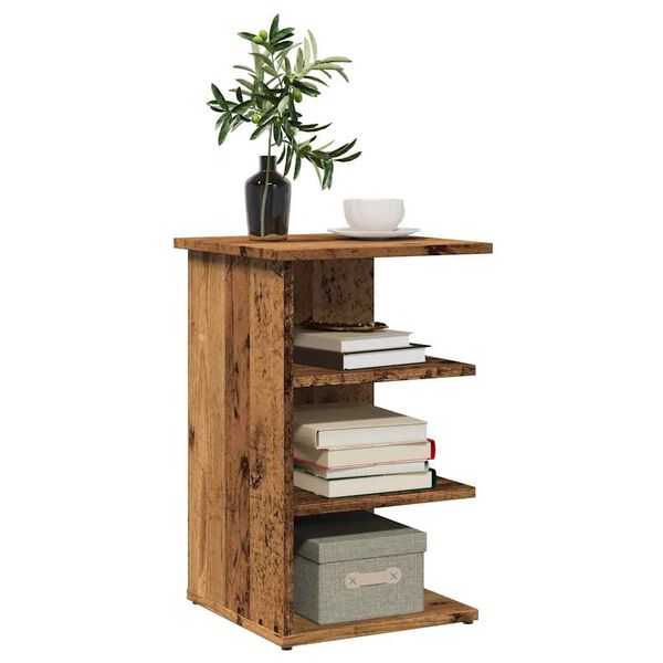 vidaXL skenkur Old Wood 35x35x55 cm Engineered Wood