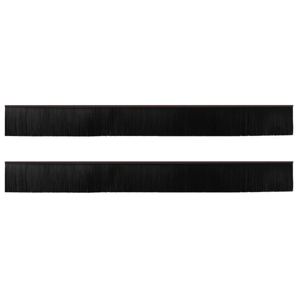 vidaXL Sj&aacute;lfklemmdu hur&eth;arbrosseglin 2 pcs Br&uacute;nn 100 cm &Aacute;lblenda