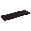 vidaXL Ba&eth;herbergisbor&eth;plata Br&uacute;nn 120x40x(2-4)cm Me&eth;h&ouml;ndla&eth;ur Vi&eth;ur