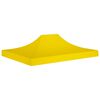 vidaXL Veislutjaldshiminn 4,5x3 m Gulur 270 g/m&sup2;