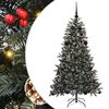 vidaXL Gervi j&oacute;latr&eacute; me&eth; 150 LED Gr&aelig;nn 150 cm PVC, plast og st&aacute;l