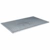 vidaXL Gats Silfur 100 x 60 x 2 cm Heit-dypp galvaniza&eth; m&aacute;lmur