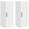 vidaXL Eldh&uacute;s sk&aacute;pur me&eth; geymslu Kalmar 2 pcs Hv&iacute;tt 30 x 31 x 80 cm