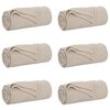vidaXL &THORN;eppi 6 pcs Drapplita&eth;ur 200 x 150 cm Fl&iacute;s