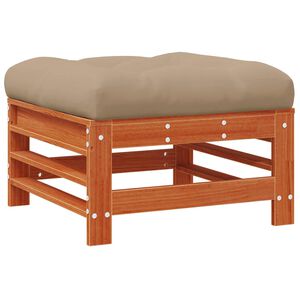 vidaXL Gar&eth;f&aelig;tur Mass&iacute;ft furuvi&eth; VaxBr&uacute;nn