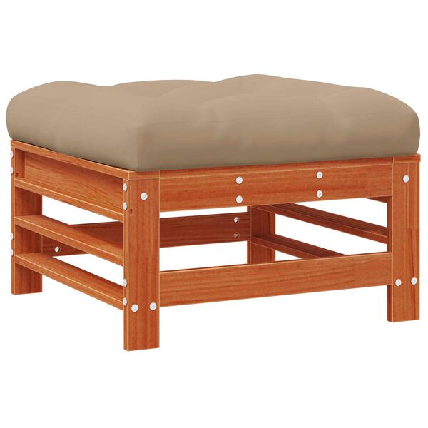 vidaXL Gar&eth;f&aelig;tur Mass&iacute;ft furuvi&eth; VaxBr&uacute;nn