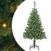 vidaXL J&oacute;latr&eacute; me&eth; 300 LED me&eth; standi Gr&aelig;nn 180 cm PVC