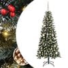 vidaXL Gervi j&oacute;latr&eacute; me&eth; 150 LED Gr&aelig;nn 150 cm PVC, plast og st&aacute;l