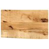vidaXL Bor&eth;plata 50x20x3,8 cm N&aacute;tt&uacute;rulegar Br&uacute;nir Gegnheill Mang&oacute;vi&eth;ur