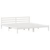 vidaXL Ramsv&iacute;k Hv&iacute;tt 225,5 x 205,5 x 69,5 cm &THORN;&eacute;tt furutr&eacute;