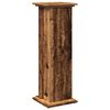 vidaXL Skj&aacute;standur me&eth; Geymslu Vi&eth;arlitur 31x30x90 cm Samsettur Vi&eth;ur