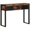 vidaXL stj&oacute;rnbor&eth; marglit 100x35x75 cm gegnheilum vi&eth;i endurunni&eth;