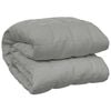 vidaXL &THORN;yngdarteppi Gr&aacute;tt 200x225 cm 13 kg Efni