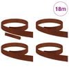 vidaXL Gar&eth;ja&eth;ar 4 pcs Rusty 450 x 0.05 x 15 cm Ve&eth;ra&eth; st&aacute;l