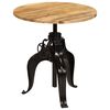 vidaXL Barbor&eth; Gegnheill Mang&oacute;vi&eth;ur 75x(76 - 110) cm