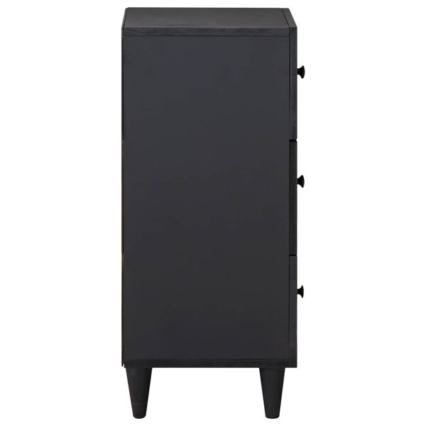 vidaXL Geymsk&aacute;pur me&eth; sk&uacute;ffu Marglitur 40 x 33,5 x 75 cm Hart mang&oacute;tr&eacute;