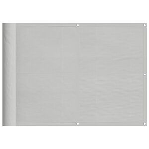 vidaXL Svalaskilr&uacute;m Lj&oacute;sgr&aacute; 75x300 cm 100% P&oacute;l&yacute;ester Oxford