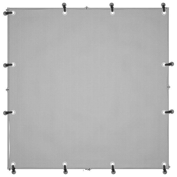 vidaXL Hundabyrgi Svart 110x110x110 cm Stál