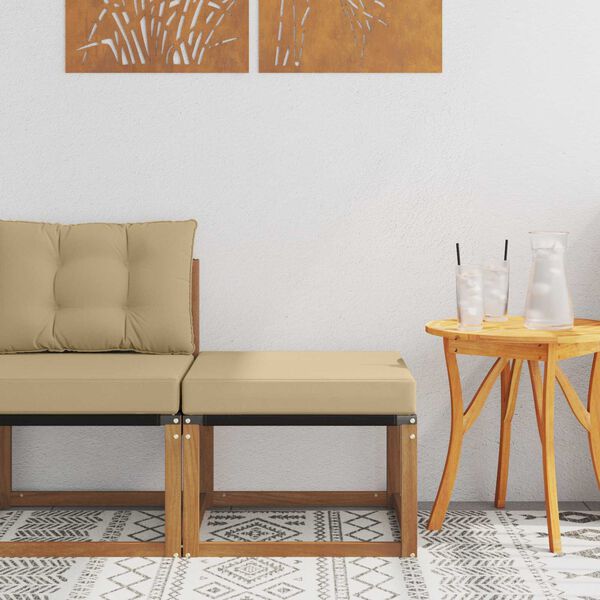 vidaXL &Uacute;tibakka Gegnheill akas&iacute;uvi&eth;ur og text&iacute;lneytandi efni