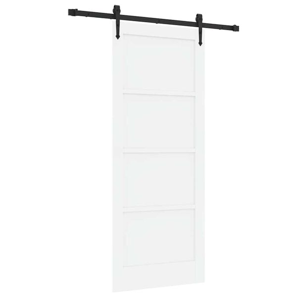 vidaXL Rennidyr ORKDAL Hvítt 83 x 202 cm Solid furuhikk