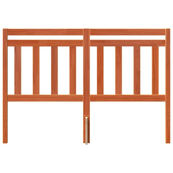 vidaXL H&ouml;f&eth;agafl me&eth; h&ouml;fu&eth;gafl Vaxbr&uacute;nn 155,5 x 100 cm