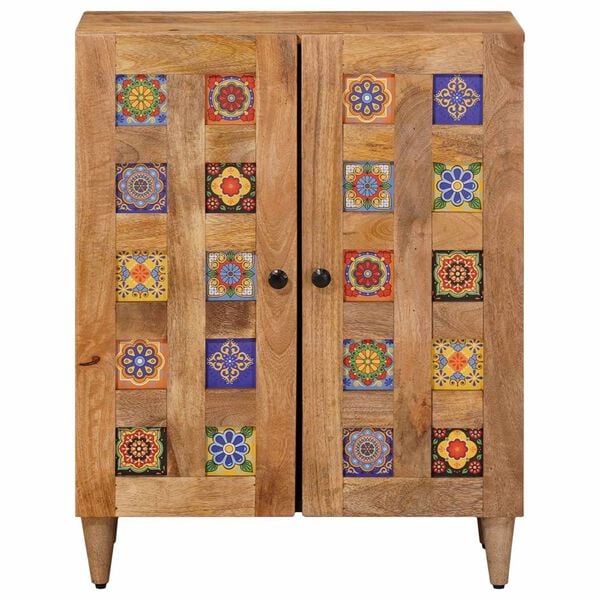 vidaXL Vi&eth;beinteyfla N&aacute;tt&uacute;rulegur 60 x 33,5 x 75 cm Hart mang&oacute;tr&eacute;