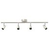 vidaXL Loftskastari me&eth; svi&eth;slj&oacute;sum Nikkel 70 x 9 x 12,5 cm St&aacute;l