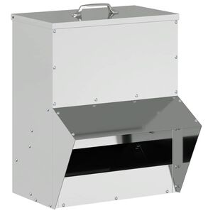 vidaXL K&uacute;rfiskast Silfur 20 x 25 x 35 cm Galvaniserad st&aacute;l