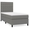 vidaXL H&oacute;lfa&eth; Springr&uacute;m me&eth; D&yacute;nu D&ouml;kkgr&aacute;tt 80x200 cm Tauefni