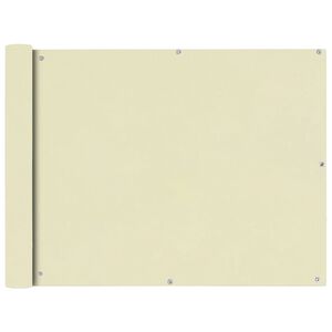 vidaXL Skilr&uacute;m &aacute; Svalir Oxfordefni 90x400 cm Rj&oacute;malita&eth;