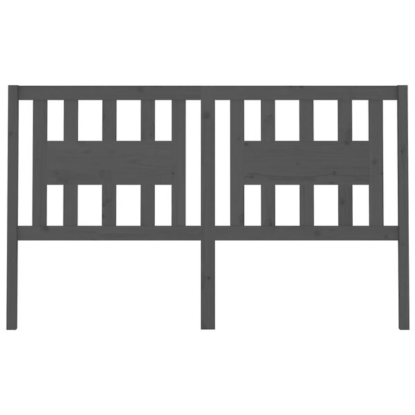 vidaXL H&ouml;f&eth;agafl Gr&aacute;r 206x4x100 cm Gegnheil Fura