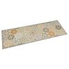 vidaXL Eldh&uacute;smotta &THORN;vottheld Sexhyrningar 45x150 cm Pastellita&eth; Flauel