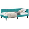 vidaXL Hornar&uacute;m rammi me&eth; d&yacute;nu me&eth; h&ouml;fu&eth;gafl 2 pcs T&uacute;rk&iacute;s Flauel