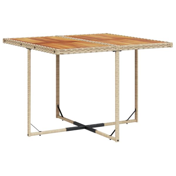 vidaXL 11 Hluta Gar&eth;s&oacute;fasett me&eth; Sessum Drapplitu&eth; P&oacute;l&yacute;rattan