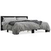 vidaXL R&uacute;mgrind &aacute;n D&yacute;nu Svart 180x200 cm