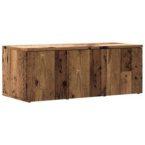 vidaXL sj&oacute;nvarpssk&aacute;pur Old Wood 80x34x30 cm Engineered Wood